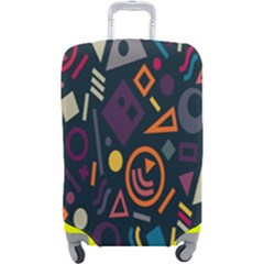 Inspired By The Colours And Shapes Luggage Cover (large)