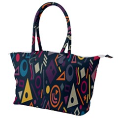 Inspired By The Colours And Shapes Canvas Shoulder Bag by nateshop