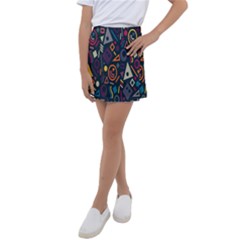 Inspired By The Colours And Shapes Kids  Tennis Skirt by nateshop