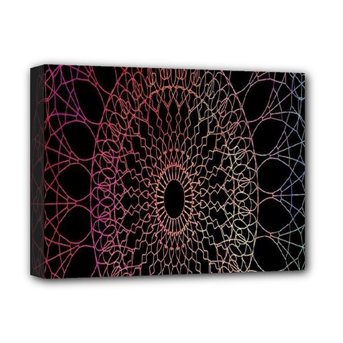 Mandala   Lockscreen , Aztec Deluxe Canvas 16  X 12  (stretched)  by nateshop