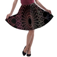 Mandala   Lockscreen , Aztec A-line Skater Skirt by nateshop