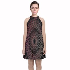 Mandala   Lockscreen , Aztec Velvet Halter Neckline Dress 