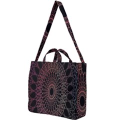 Mandala   Lockscreen , Aztec Square Shoulder Tote Bag by nateshop