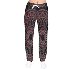 Mandala   Lockscreen , Aztec Women Velvet Drawstring Pants