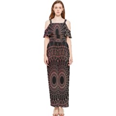 Mandala   Lockscreen , Aztec Draped Sleeveless Chiffon Jumpsuit by nateshop