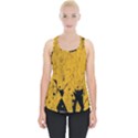 Yellow Best, Black, Black And White, Emoji High Piece Up Tank Top View1