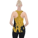 Yellow Best, Black, Black And White, Emoji High Piece Up Tank Top View2