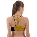 Yellow Best, Black, Black And White, Emoji High Back Web Sports Bra View2