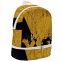 Yellow Best, Black, Black And White, Emoji High Zip Bottom Backpack View2