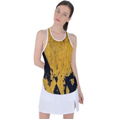 Yellow Best, Black, Black And White, Emoji High Racer Back Mesh Tank Top by nateshop