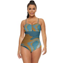 Cartoon, Elma, Corazones Retro Full Coverage Swimsuit by nateshop