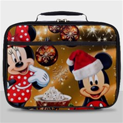 Cartoons, Disney, Merry Christmas, Minnie Full Print Lunch Bag by nateshop