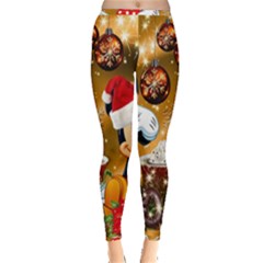 Cartoons, Disney, Merry Christmas, Minnie Inside Out Leggings by nateshop