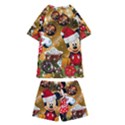 Cartoons, Disney, Merry Christmas, Minnie Kids  Swim T-Shirt and Shorts Set View2