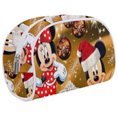 Cartoons, Disney, Merry Christmas, Minnie Make Up Case (medium) by nateshop