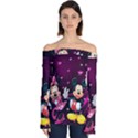 Cartoons, Disney, Mickey Mouse, Minnie Off Shoulder Long Sleeve Top View1