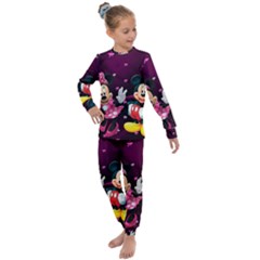 Cartoons, Disney, Mickey Mouse, Minnie Kids  Long Sleeve Set  by nateshop