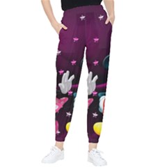 Cartoons, Disney, Mickey Mouse, Minnie Women s Tapered Pants by nateshop