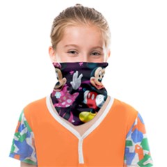 Cartoons, Disney, Mickey Mouse, Minnie Face Covering Bandana (kids) by nateshop