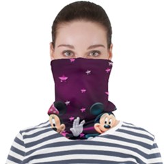 Cartoons, Disney, Mickey Mouse, Minnie Face Seamless Bandana (adult) by nateshop