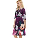 Cartoons, Disney, Mickey Mouse, Minnie Classy Knee Length Dress View3