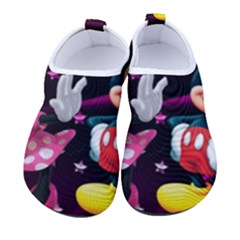 Cartoons, Disney, Mickey Mouse, Minnie Women s Sock-style Water Shoes by nateshop