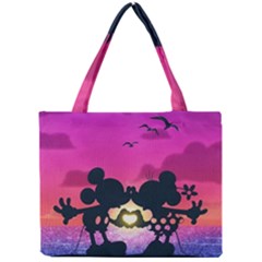 Mickey And Minnie, Mouse, Disney, Cartoon, Love Mini Tote Bag by nateshop