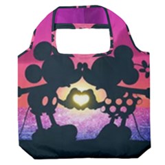 Mickey And Minnie, Mouse, Disney, Cartoon, Love Premium Foldable Grocery Recycle Bag by nateshop