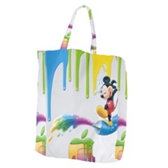 Mickey Mouse, Apple Iphone, Disney, Logo Giant Grocery Tote by nateshop