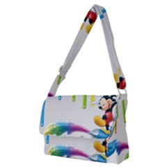 Mickey Mouse, Apple Iphone, Disney, Logo Full Print Messenger Bag (m) by nateshop