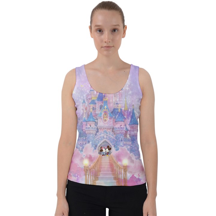 Disney Castle, Mickey And Minnie Velvet Tank Top