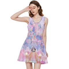 Disney Castle, Mickey And Minnie Inside Out Racerback Dress by nateshop