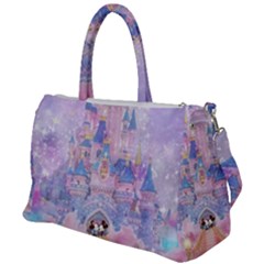 Disney Castle, Mickey And Minnie Duffel Travel Bag by nateshop