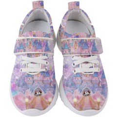 Disney Castle, Mickey And Minnie Kids  Velcro Strap Shoes by nateshop