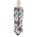 Mickey Mouse, Cartoon, Cartoon Character Quarter Sleeve Wrap Maxi Dress View2