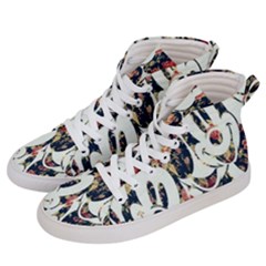 Mickey Mouse, Cartoon, Cartoon Character Men s Hi-top Skate Sneakers by nateshop