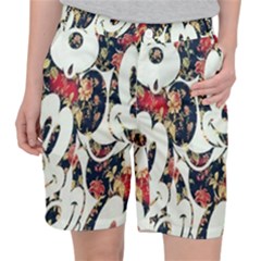 Mickey Mouse, Cartoon, Cartoon Character Women s Pocket Shorts by nateshop