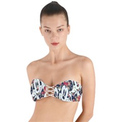 Mickey Mouse, Cartoon, Cartoon Character Twist Bandeau Bikini Top by nateshop