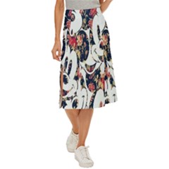 Mickey Mouse, Cartoon, Cartoon Character Midi Panel Skirt