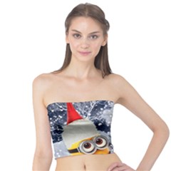 Minions Christmas, Merry Christmas, Minion Christmas Tube Top by nateshop