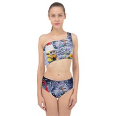 Minions Christmas, Merry Christmas, Minion Christmas Spliced Up Two Piece Swimsuit by nateshop