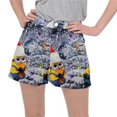 Minions Christmas, Merry Christmas, Minion Christmas Women s Ripstop Shorts by nateshop