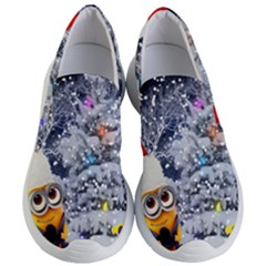 Minions Christmas, Merry Christmas, Minion Christmas Women s Lightweight Slip Ons