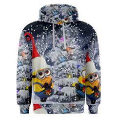 Minions Christmas, Merry Christmas, Minion Christmas Men s Overhead Hoodie