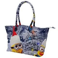 Minions Christmas, Merry Christmas, Minion Christmas Canvas Shoulder Bag