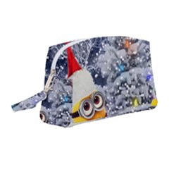 Minions Christmas, Merry Christmas, Minion Christmas Wristlet Pouch Bag (medium)