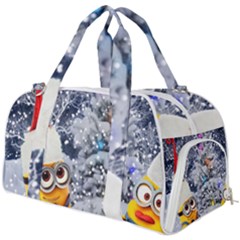 Minions Christmas, Merry Christmas, Minion Christmas Burner Gym Duffel Bag by nateshop