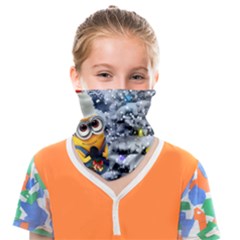 Minions Christmas, Merry Christmas, Minion Christmas Face Covering Bandana (kids)