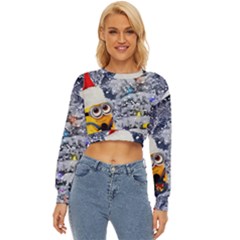 Minions Christmas, Merry Christmas, Minion Christmas Lightweight Long Sleeve Sweatshirt