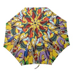 The Simpsons, Cartoon, Crazy, Dope Folding Umbrellas by nateshop